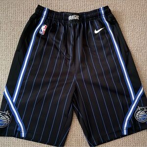 NBA Orlando Magic Black with Blue Pinstripe Kids Shorts